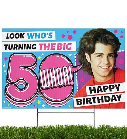 Joey, Happy Birthday, The Big 5-whoa!  Yard Sign